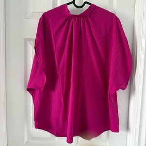 SHEIN Vibrant Pink Blouse